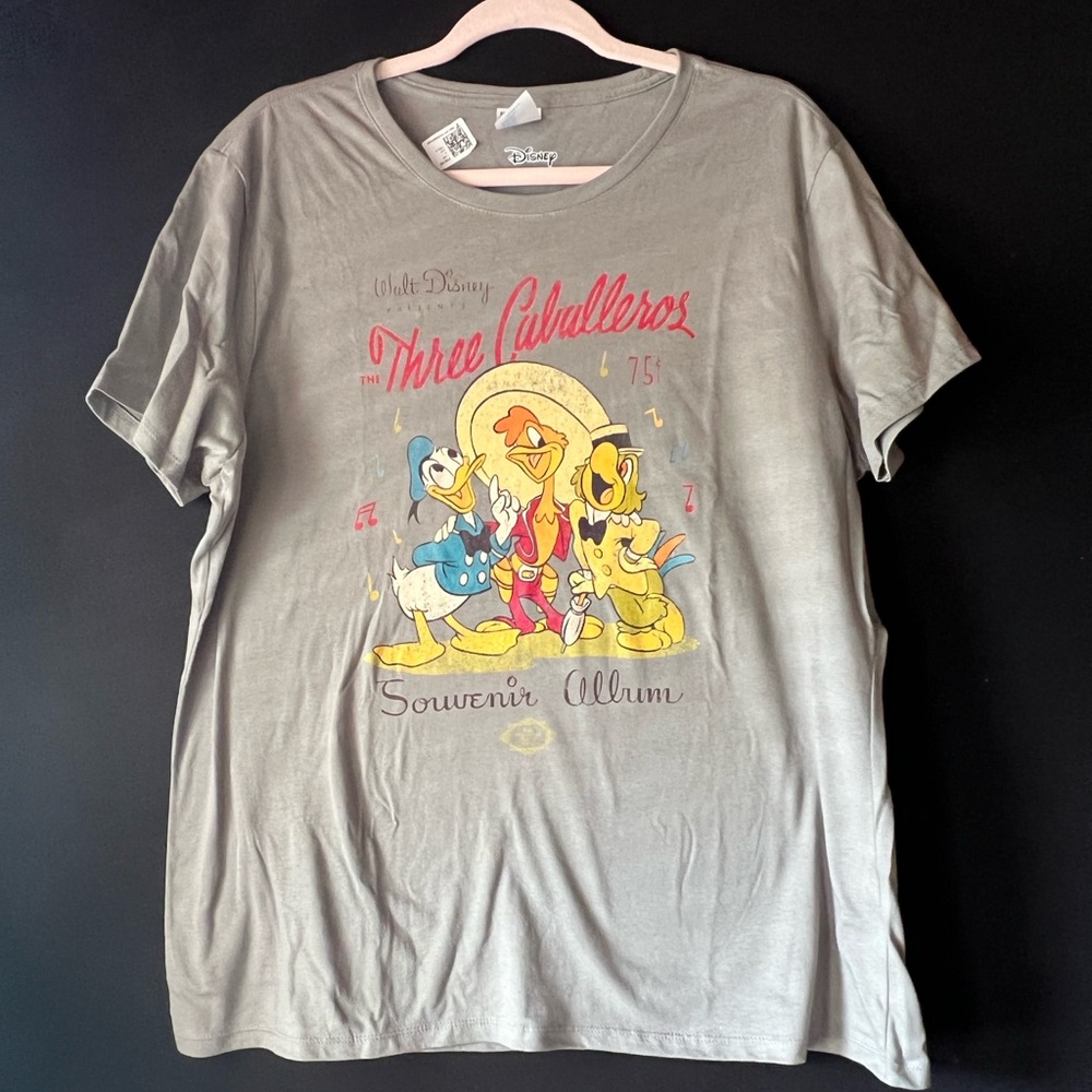 Disney The Three Caballeros Donald Duck Vintage T-Shirt XL NWT Walt Disney World